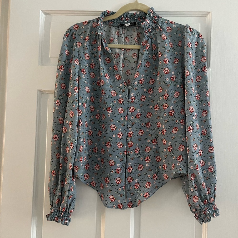 Intermix brand silk top